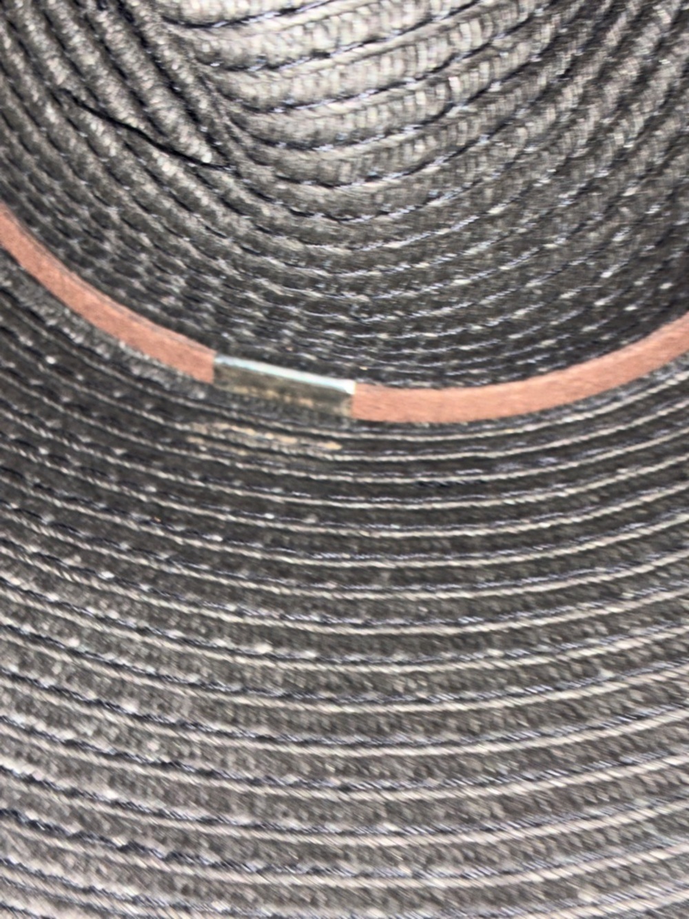 Scala Pronto Black Wide-Brim Woven Sun Hat - Picture 5 of 7